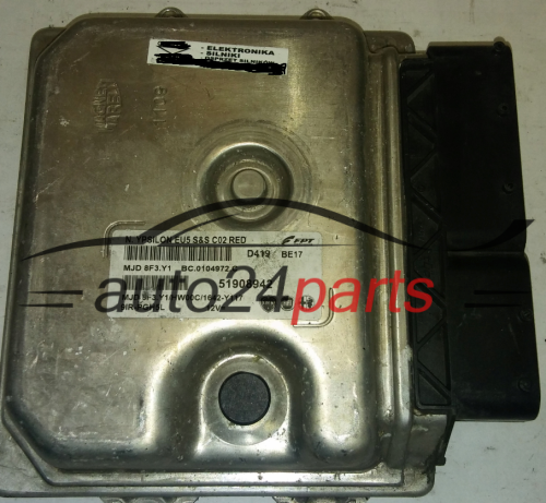 KOMPUTER STEROWNIK SILNIKA LANCIA 51908942, MJD 8F3.Y1, MJD8F3Y1
