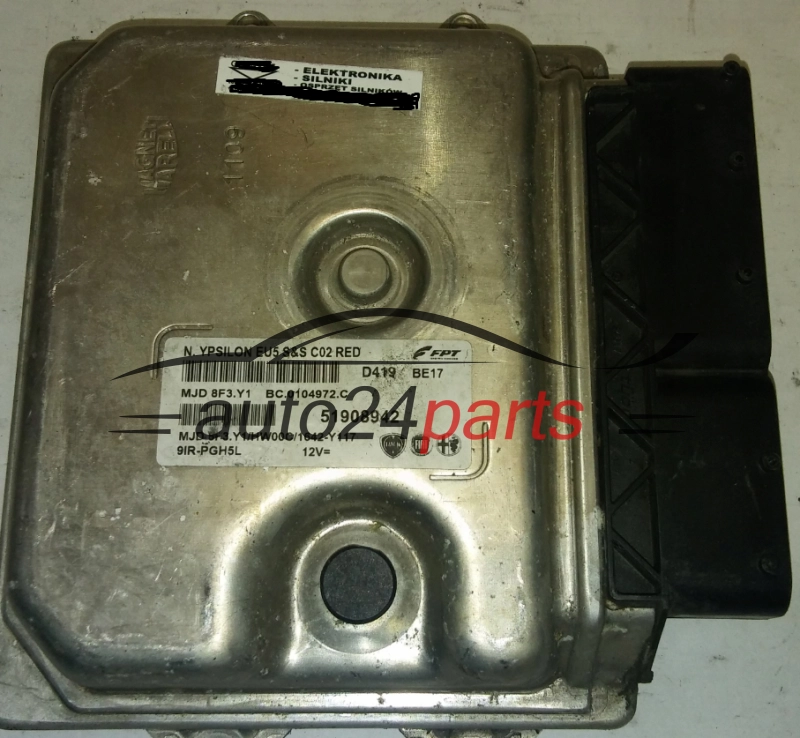 KOMPUTER STEROWNIK SILNIKA LANCIA 51908942, MJD 8F3.Y1, MJD8F3Y1