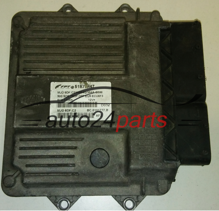 KOMPUTER STEROWNIK SILNIKA FIAT 51872447, MJD 8DF.C2, MJD8DFC2