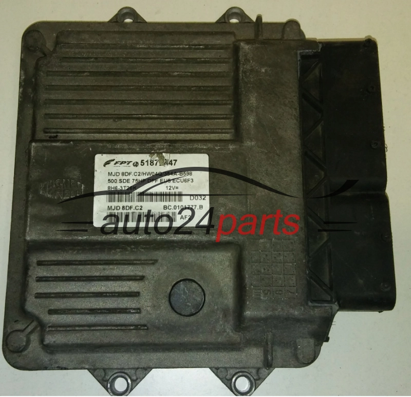 KOMPUTER STEROWNIK SILNIKA FIAT 51872447, MJD 8DF.C2, MJD8DFC2