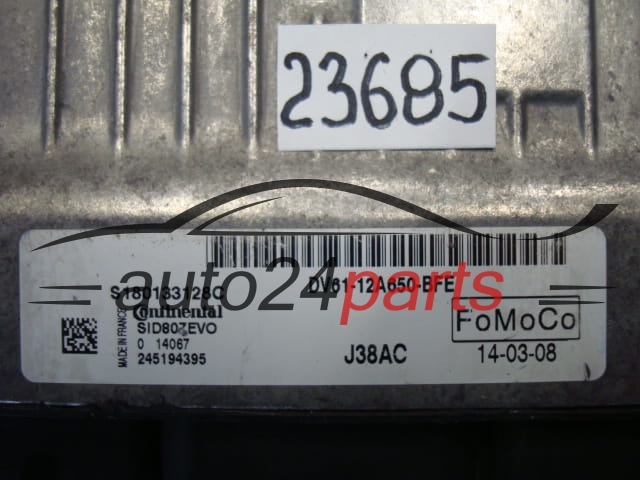 KOMPUTER STEROWNIK SILNIKA FORD S180133128C, DV61-12A650-BFE, DV6112A650BFE, SID87EVO