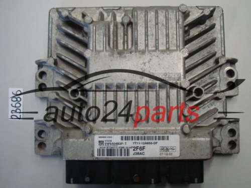 KOMPUTER STEROWNIK SILNIKA FORD 1.8 TDCI 7T11-12A650-DF, 7T1112A650DF, 5WS40483F-T, 5WS40483FT, SID206