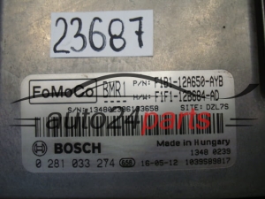 KOMPUTER STEROWNIK SILNIKA FORD 1.5 TDCI BOSCH 0 281 033 274, 0281033274, F1B1-12A650-AYB, F1B112A650AYB