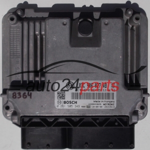 MOTORSTEUERGERÄT ECU STEUERGERAT VW VOLKSWAGEN TIGUAN 1.4, BOSCH 0 261 S05 349, BOSCH 0261S05349, 03C 906 027 AB, 03C906027AB, MED17.5.5