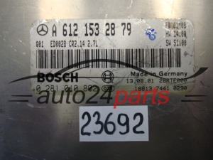 KOMPUTER STEROWNIK SILNIKA MERCEDES W203 BOSCH 0 281 010 802, 0281010802, A 612 153 28 79, A6121532879, CR2.14