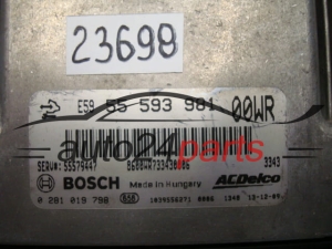 KOMPUTER STEROWNIK SILNIKA OPEL CORSA D 1.3 CDTI BOSCH 0 281 019 798, 0281019798, 55 593 981, 55593981