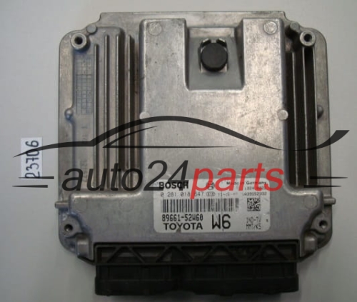 KOMPUTER STEROWNIK SILNIKA TOYOTA 1.4 D BOSCH 0 281 018 647, 0281018647, 89661-52W60, 8966152W60