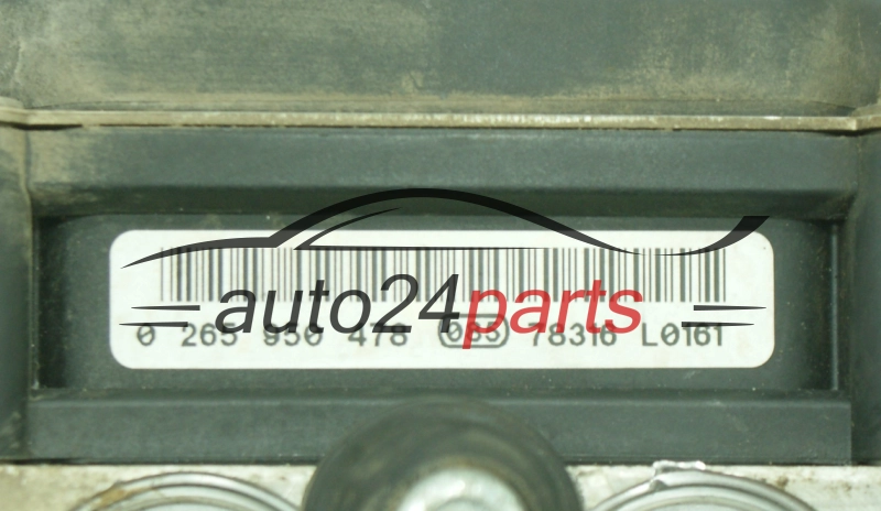 ABS POMPA I STEROWNIK SMART FORTWO BOSCH 0265235025, A4515400045, 0265950478