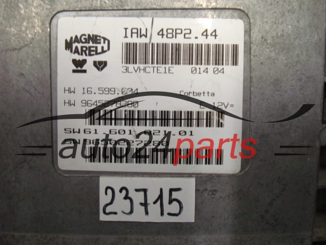 KOMPUTER STEROWNIK SILNIKA FIAT IAW48P2.44, IAW48P244, 9650227280