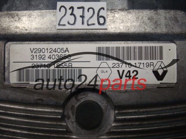 KOMPUTER STEROWNIK SILNIKA DACIA DUSTER 237101855R, 237101719R, V29012405A