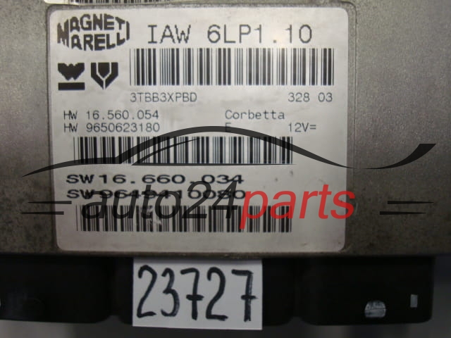 KOMPUTER STEROWNIK SILNIKA CITROEN IAW6LP1.10, IAW6LP110, 9649410080