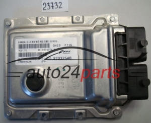 KOMPUTER STEROWNIK SILNIKA FIAT 52032648, 9GF.TE, 9GFTE - 23732