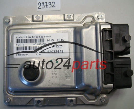 KOMPUTER STEROWNIK SILNIKA FIAT 52032648, 9GF.TE, 9GFTE