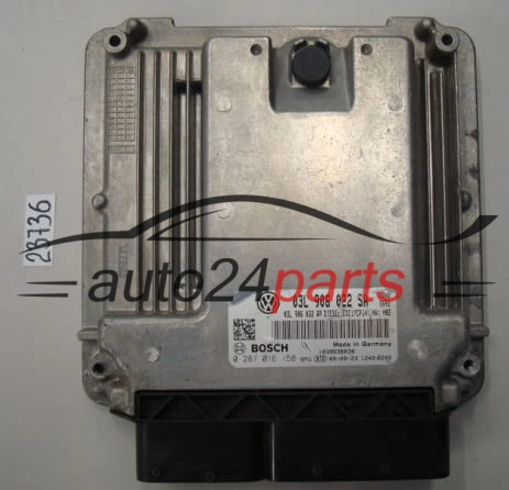 KOMPUTER STEROWNIK SILNIKA VOLKSWAGEN TIGUAN 2.0 TDI BOSCH 0 281 016 158, 0281016158, 03L 906 022 SA, 03L906022SA, 03L906022RP, EDC17CP14
