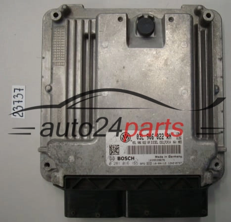 KOMPUTER STEROWNIK SILNIKA VW VOLKSWAGEN TIGUAN BOSCH 0 281 016 155, 0281016155, 03L 906 022 RN, 03L906022RN, EDC17CP14