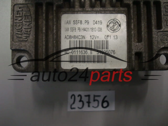 KOMPUTER STEROWNIK SILNIKA FIAT LANCIA 51935076, IAW5SF8.P9, IAW5SF8P9