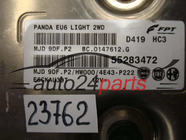 KOMPUTER STEROWNIK SILNIKA FIAT 1.3 JTDM 55283472, MJD 9DF.P2