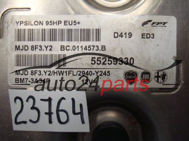 KOMPUTER STEROWNIK SILNIKA FIAT ALFA ROMEO LANCIA 55259330, MJD8F3.Y2, MJD8F3Y2