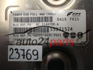 KOMPUTER STEROWNIK SILNIKA FIAT 55271524, MJD9DF.P6, MJD9DFP6