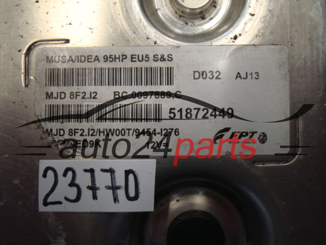 KOMPUTER STEROWNIK SILNIKA FIAT LANCIA 51872449, MJD8F2.12, MJD8F212