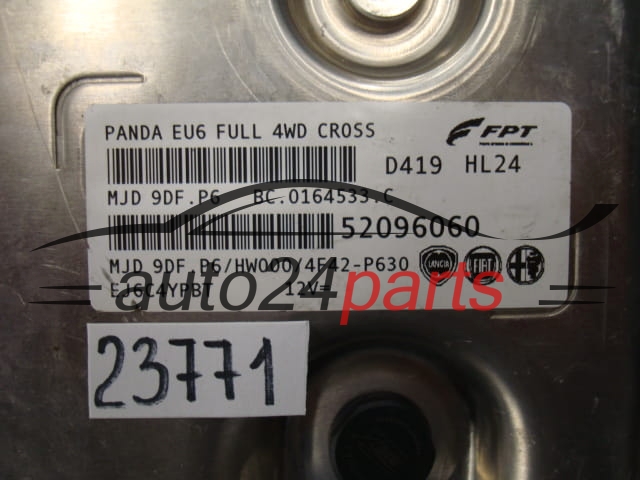 KOMPUTER STEROWNIK SILNIKA FIAT 1.3 MJD 52096060, MJD 9DF.P6, MJD9DFP6