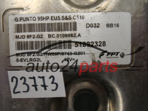 KOMPUTER STEROWNIK SILNIKA FIAT 51892328, MJD8F2.G2, MJD8F2G2