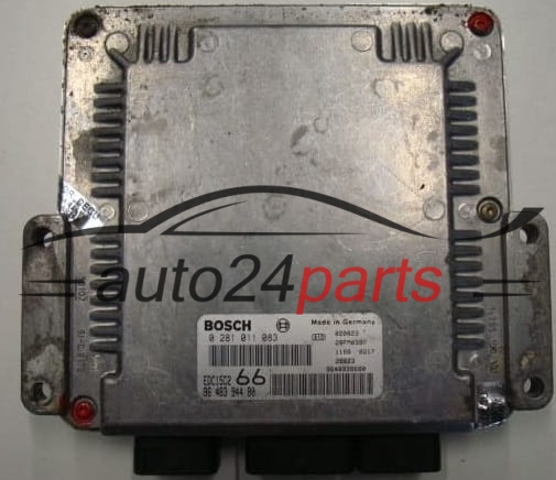 PEUGEOT 206 2.0 HDI BOSCH 0281011083 9648394480, 9640938680, EDC15C2 66, 28FM0397