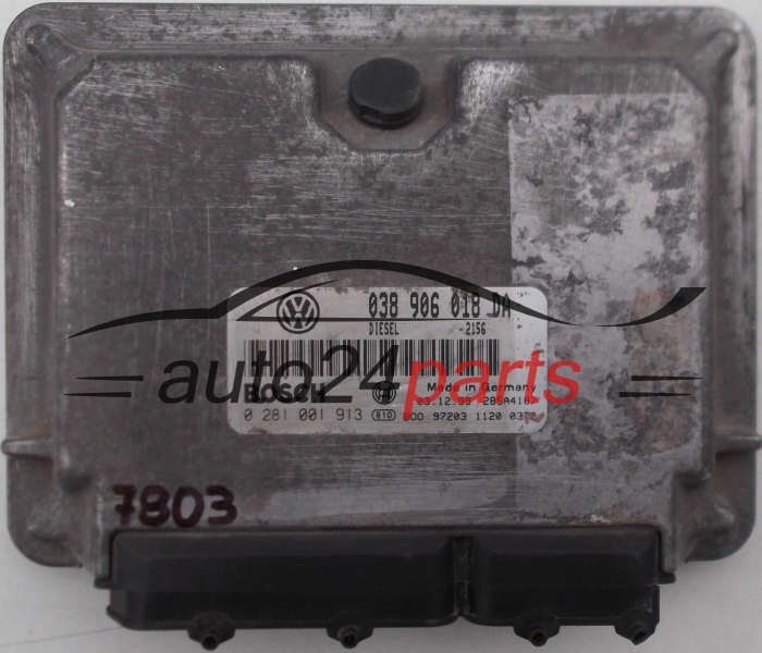 VW VOLKSWAGEN GOLF, POLO 1.9 TDI, BOSCH 0 281 001 913, BOSCH 0281001913, 038 906 018 DA, 038906018DA