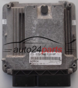 ECU CENTRALITA DE MOTOR VOLKSWAGEN CADDY 2.0 SDI BOSCH 0 281 012 168, 0281012168, 03G 906 016 GP, 03G906016GP, EDC16U1 