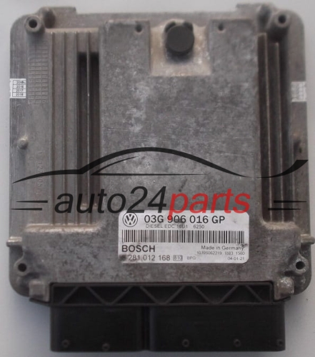 ECU CENTRALITA DE MOTOR  VOLKSWAGEN CADDY 2.0 SDI BOSCH 0 281 012 168,  03G 906 016 GP