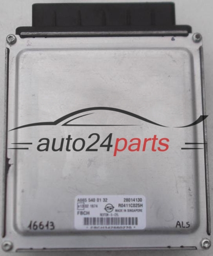 ECU CENTRALITA DE MOTOR SSANG YONG REXTON 2.7 CDI A6655400132, A665 540 01 32, 28014130, R0411C025H, FBCH