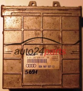 CALCULATEUR MOTEUR AUDI A4 1.8 BOSCH 0261203938, 0261203939, 0 261 203 938/939, 8D0907557CX, 8D0 907 557 CX 