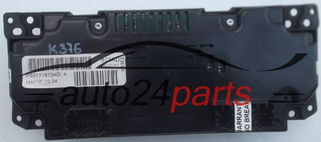 STEUERUNG HEIZUNG KLIMAANLAGE KLIMADEBEDIENTEIL STEUERGERAT CHRYSLER 300 P55111873AD, 873AD