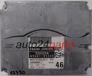 KOMPUTER STEROWNIK SILNIKA TOYOTA AVENSIS 1.8 89661-05460, 8966105460, MB175200-5531, MB1752005531 - 12330