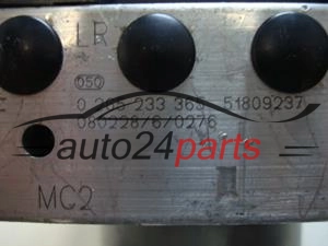ABS POMPA I STEROWNIK FIAT PANDA BOSCH 0 265 233 365, 0265233365, 51809237, 0265900352