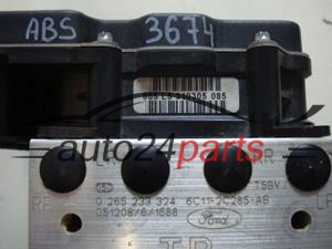 ABS POMPA I STEROWNIK FORD TRANSIT BOSCH 0 265 233 324, 0265233324, 6C11-2C285-AB, 6C112C285AB, 0265900315