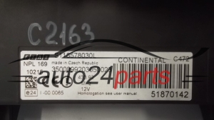 CENTRALKA MODUL BSI FIAT PANDA CONTINENTAL S118578030L, 51870142