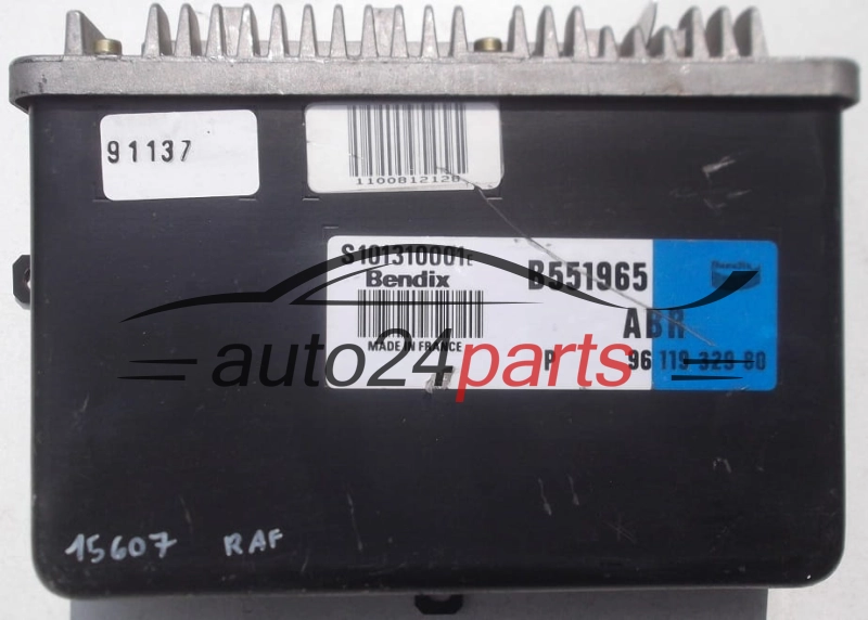 ABS STEROWNIK PEUGEOT 405 BENDIX S101310001E, P 96 119 329 80, P9611932980, B551965