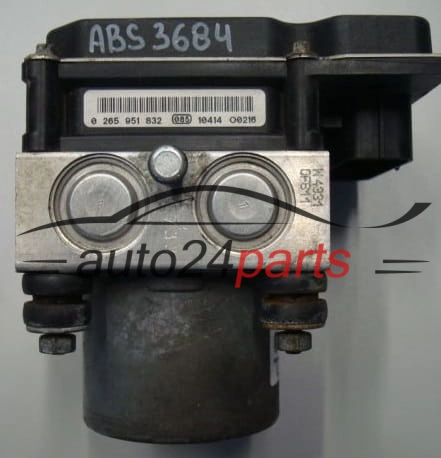 ABS POMPA I STEROWNIK FIAT PUNTO EVO BOSCH 0 265 251 997, 0265251997, 51894801, 0 265 951 832, 0265951832