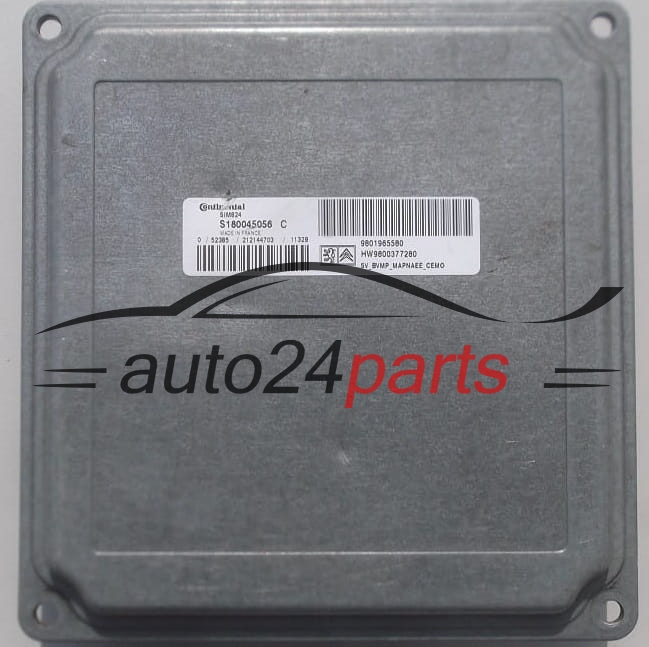 STEROWNIK SKRZYNI AUTOMATYCZNEJ CITROEN PEUGEOT CONTINENTAL S180045056 C, S180045056C, 9801965580, HW 9800377280, SIM824
