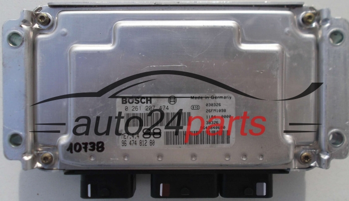 KOMPUTER STEROWNIK SILNIKA PEUGEOT 307 1.6 16V BOSCH 0261207474