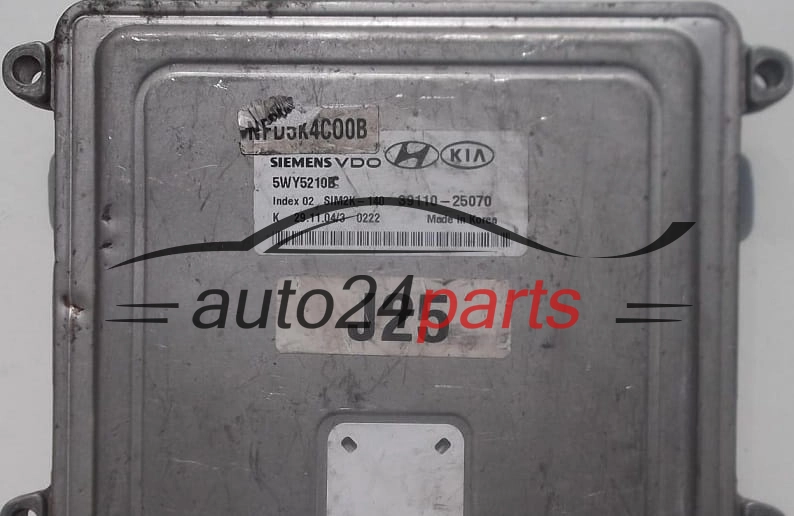 KOMPUTER STEROWNIK SILNIKA HYUNDAI SONATA 2.4 SIEMENS 5WY5210B SIM2K-140 39110-25070, 3911025070