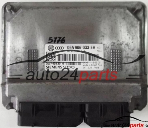 ECU CENTRALITA DE MOTOR AUDI A3 1.6 BSE SIEMENS 5WP40230 01, 06A 906 033 EH, 06A906033EH 