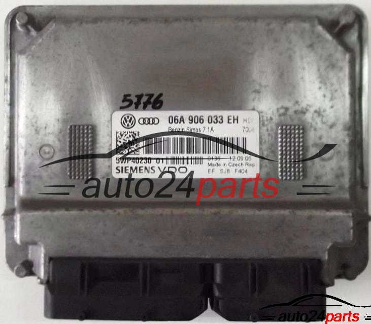  ECU CENTRALITA DE MOTOR AUDI A3 1.6 BSE SIEMENS 5WP40230 01, 06A 906 033 EH, 06A906033EH