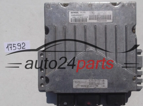 KOMPUTER STEROWNIK SILNIKA CITROEN C5 2.0 HDI SIEMENS 5WS40023F-T, 5WS40023FT, SW 9647166880, HW 9644302380 