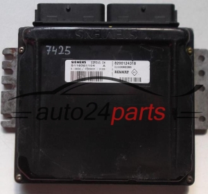 MOTORSTEUERGERÄT ECU STEUERGERAT RENAULT SCENIC 1.6 8200124318, S118301104, SIRIUS 34
