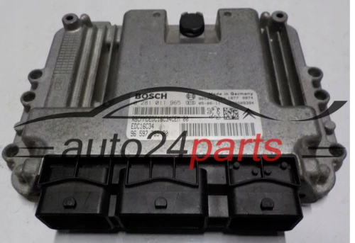 KOMPUTER STEROWNIK SILNIKA CITROEN PEUGEOT BOSCH 0 281 011 965, 0281011965, 9659778580