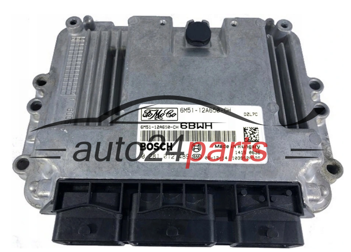 KOMPUTER STEROWNIK SILNIKA FORD BOSCH 0 281 012 489, 0281012489, 6M51-12A650-CH, 6M5112A650CH