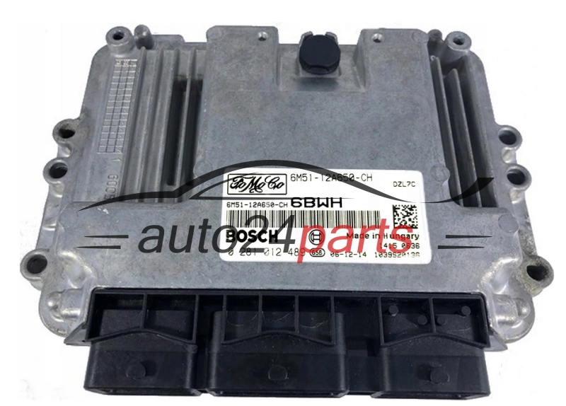 KOMPUTER STEROWNIK SILNIKA FORD BOSCH 0 281 012 489, 0281012489, 6M51-12A650-CH, 6M5112A650CH