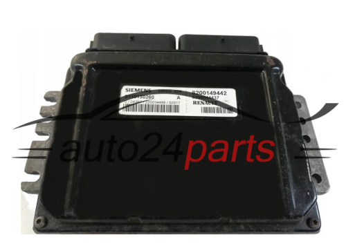 KOMPUTER STEROWNIK SILNIKA RENAULT S110130260 A, S110130260A, 8200149442